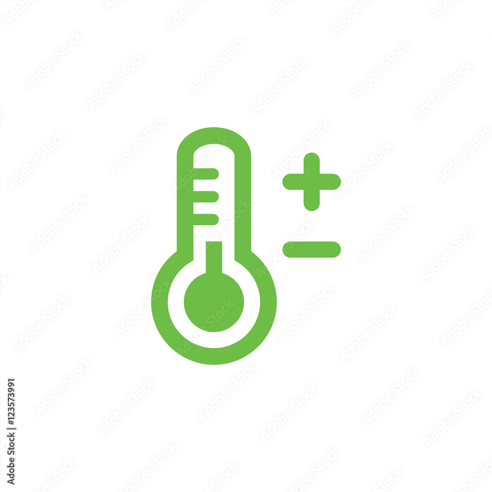 thermometer termometer temperature icon green simple thermometer termometer temperature icon green simple