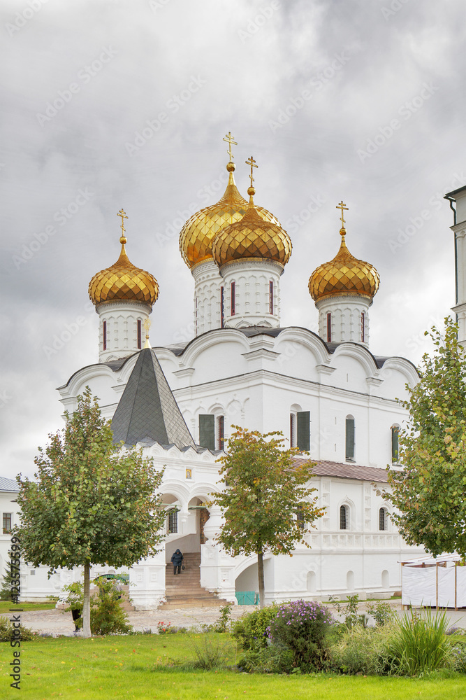 Christianity cathedral in Russia, Kostroma city, Ipatievsky monastery, Cradle of the house of Romanovs