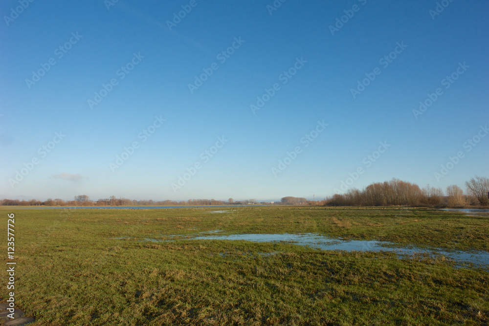 Obraz premium Rhein bei Wesel