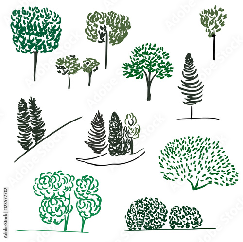 Vector trees collection