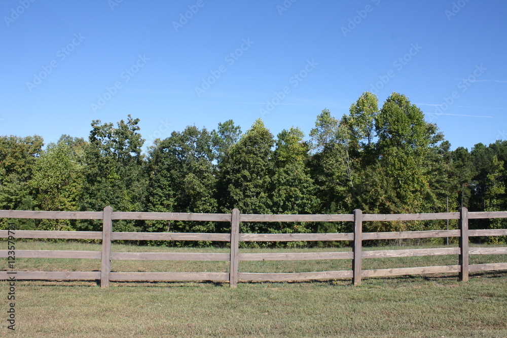 Farm Fence Scene