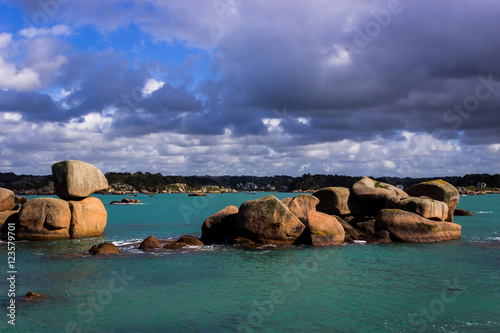 Rochers de Granit rose de Bretagne photo