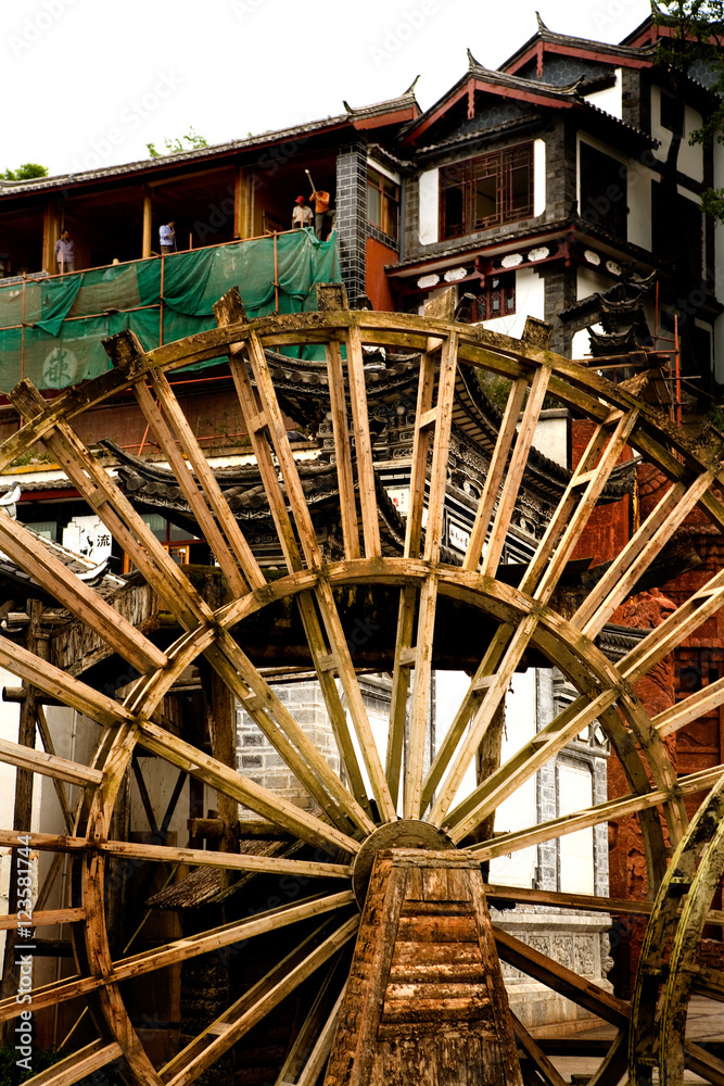 Waterwheel in China Waterwheel in China
