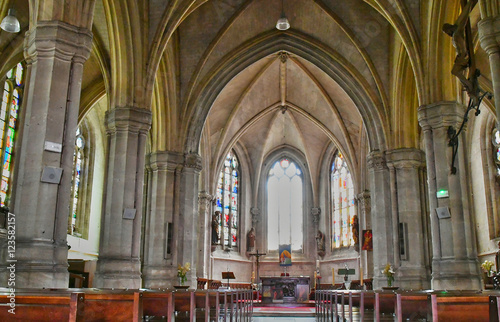 Buchy, France - june 23 2016 : Notre Dame church photo