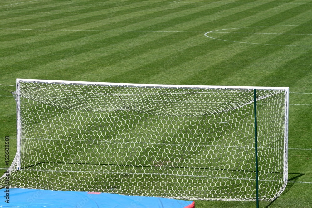 Fototapeta premium Cage de but au football