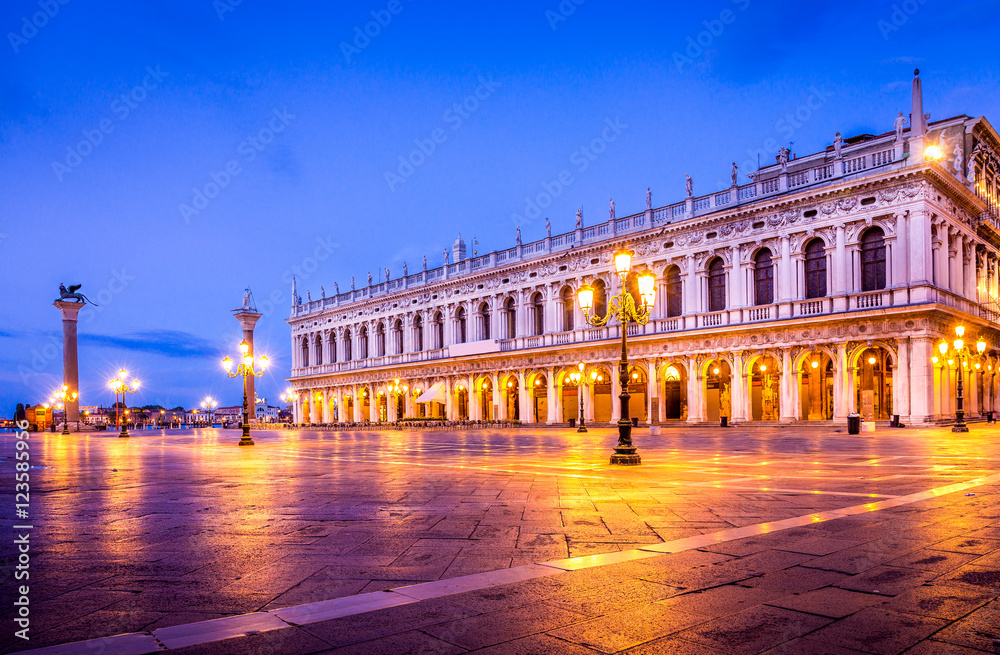 San Marco square in the morning