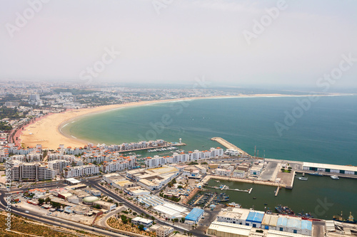 Agadir top view  Morocco  Africa