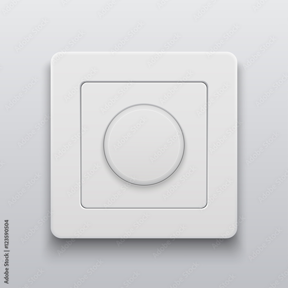 Vector modern light switch icon background. Vector modern light switch icon background.