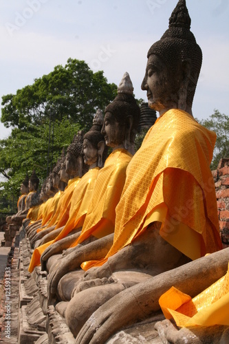 Canvas Print Tranquil Buddhas