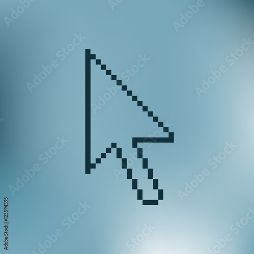 Vector arrow cursor icon