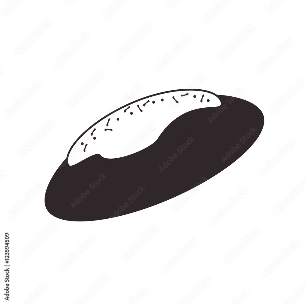 Bread icon. Bakery food product and menu theme. Isolated design. Vector illustration Bread icon. Bakery food product and menu theme. Isolated design. Vector illustration