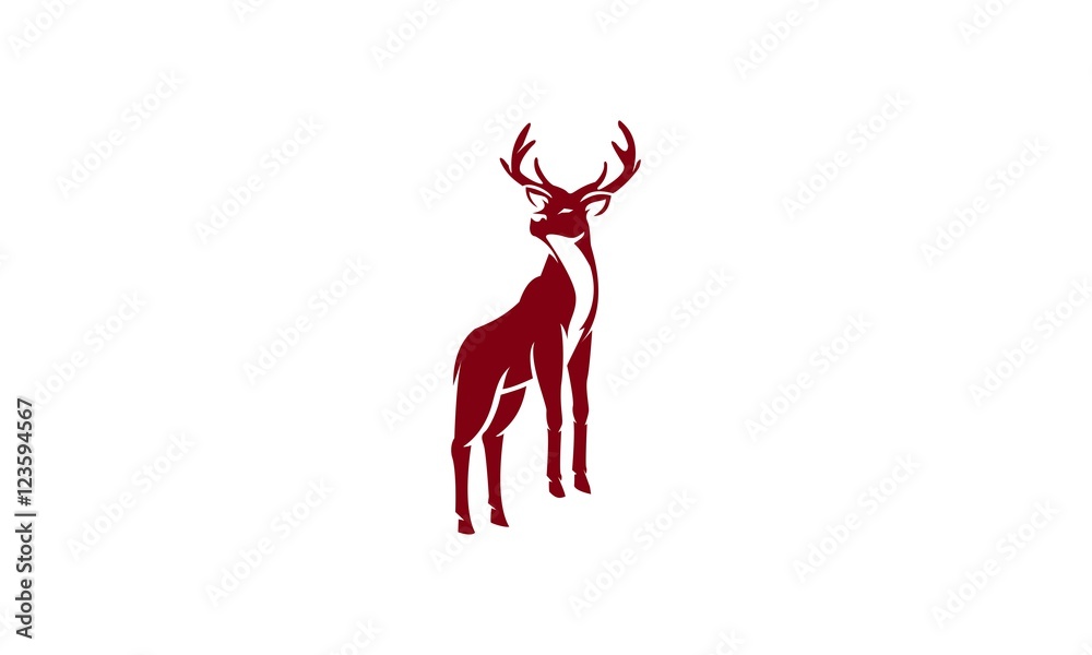 Naklejka premium 15 Deer's Logo