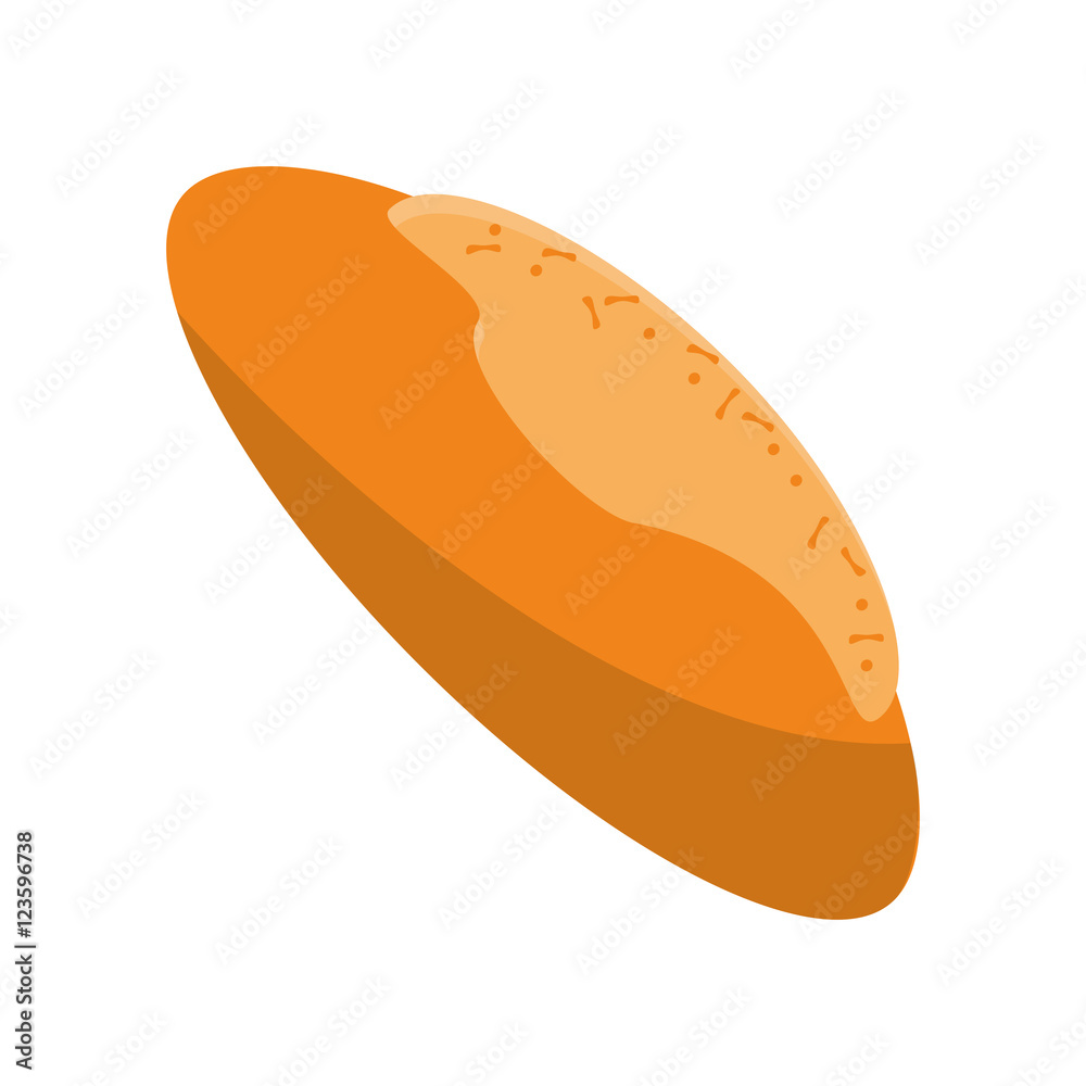 Bread icon. Bakery food product and menu theme. Isolated design. Vector illustration Bread icon. Bakery food product and menu theme. Isolated design. Vector illustration