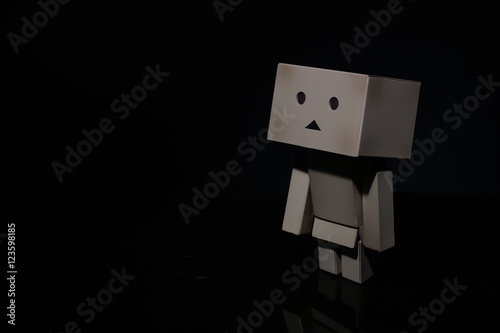 Toy danbo of the shadow 
 photo