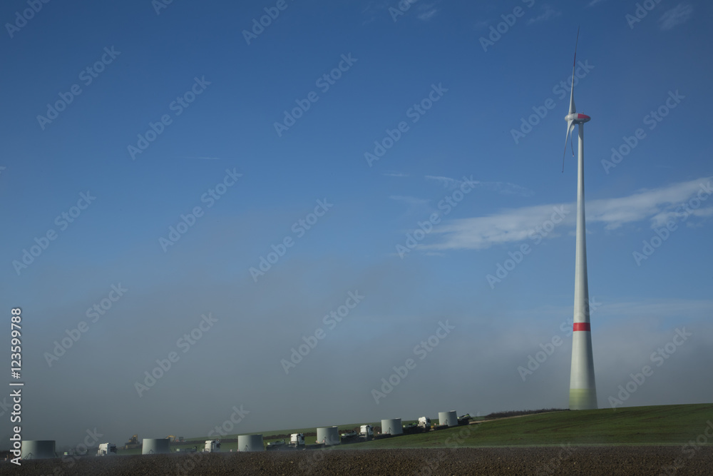 Windräder in einem Windpark Windräder in einem Windpark