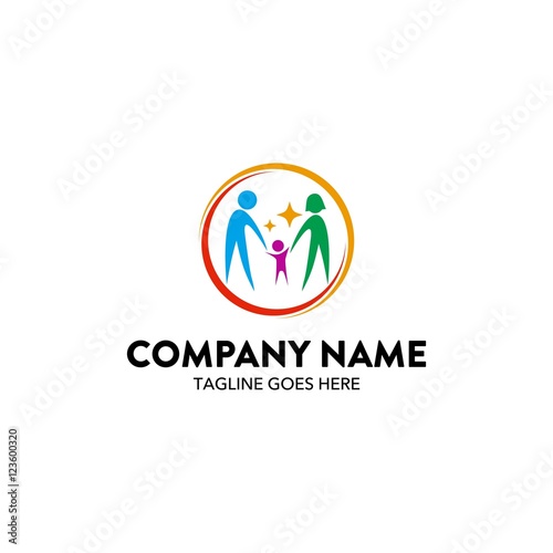 Free Download Child Care Logo Template - GFXLoad