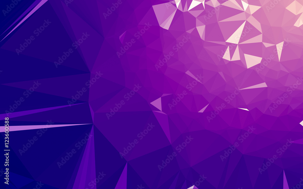 Obraz premium Abstract low poly background, geometry triangle