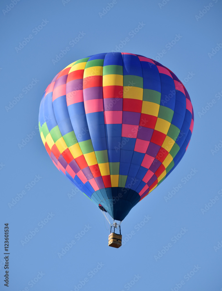Naklejka premium Colorful hot air balloon