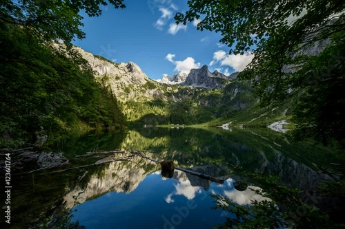 Timelapse - Zeitraffer Gosausee am Dachstein im Salzkammergut - Österreich