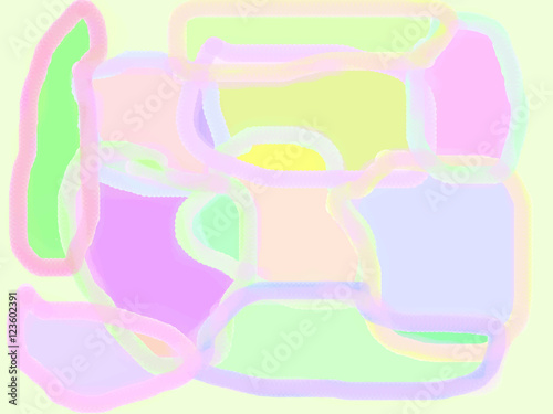 Formas abstratas coloridas