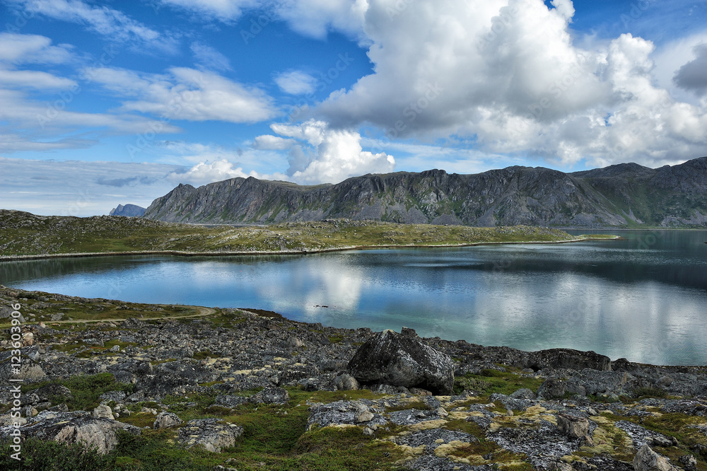 landscape of Mageroya Island, Norway