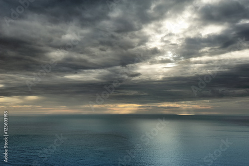 morning view of Ocean from Nordkapp, Norway