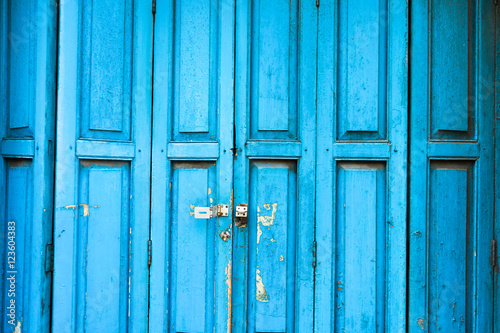 Blue ancient door © naocrituss