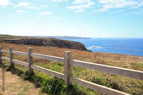 La Pointe du Van  entre barri  re et horizon  Finist  re  Bretagne  France 