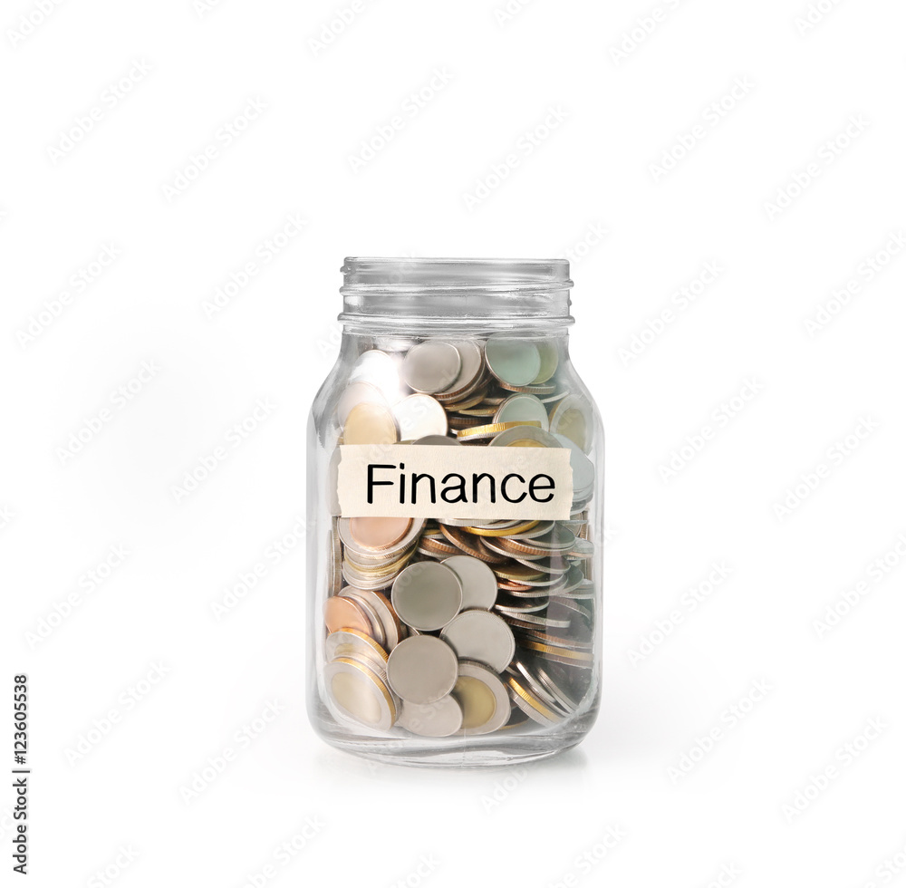 money in glass piggy bank money in glass piggy bank