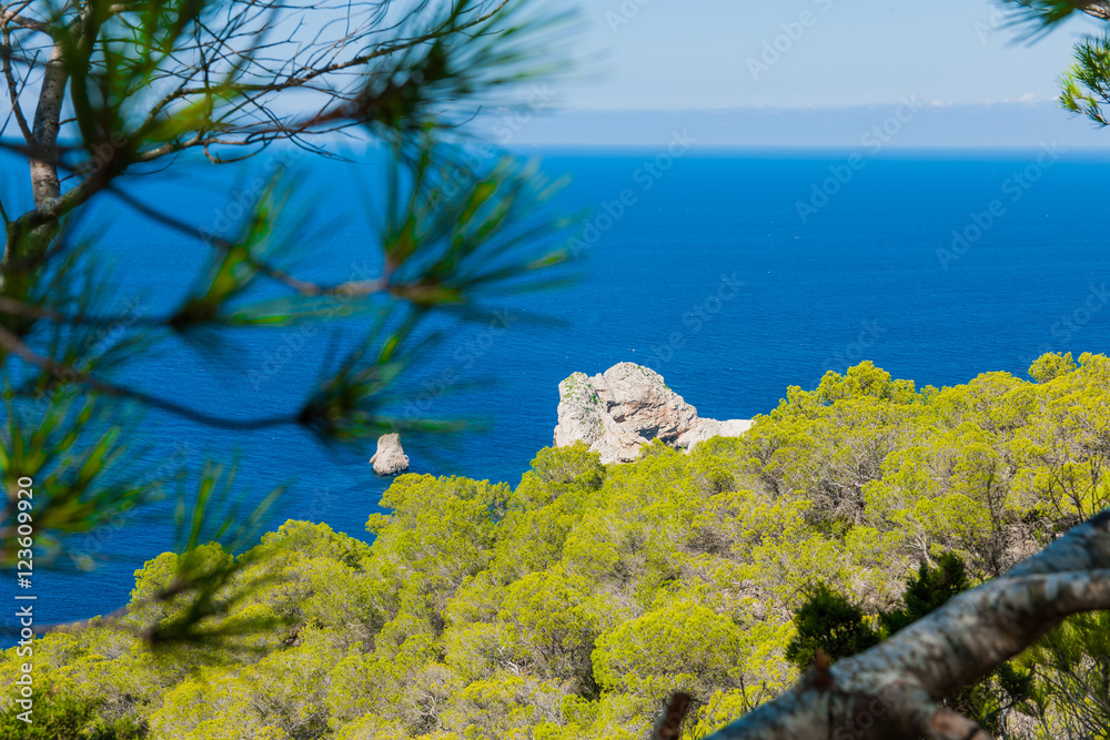 Naklejka premium Beautifull cliff view