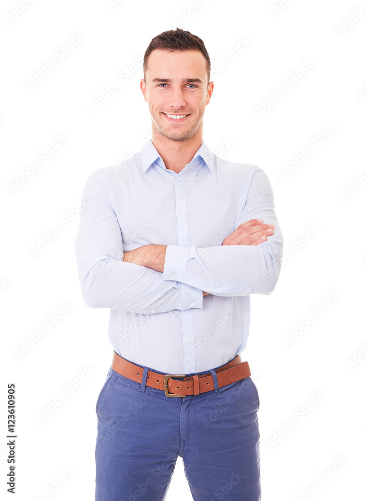 Young man with crossed arms Young man with crossed arms