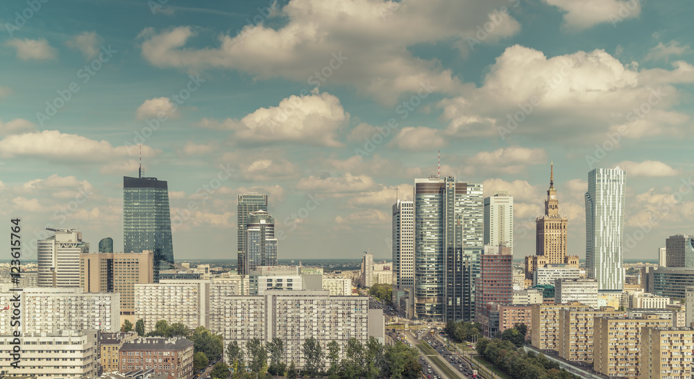 Warsaw Downtown skyline, Polandl