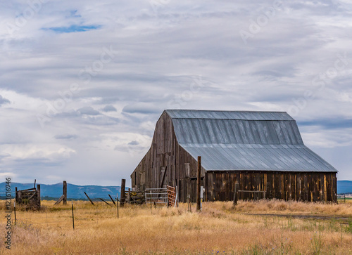 Old Barn in Klickitat County, Washington  photo