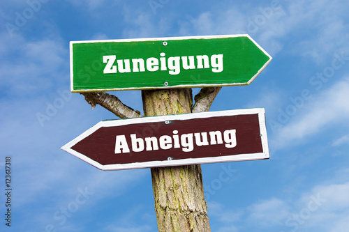 Schild 127 - Zuneigung © Thomas Reimer