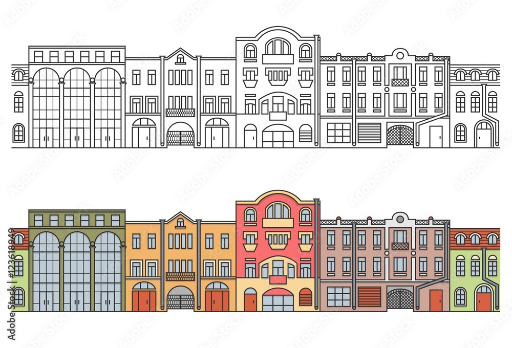 Europe city pattern