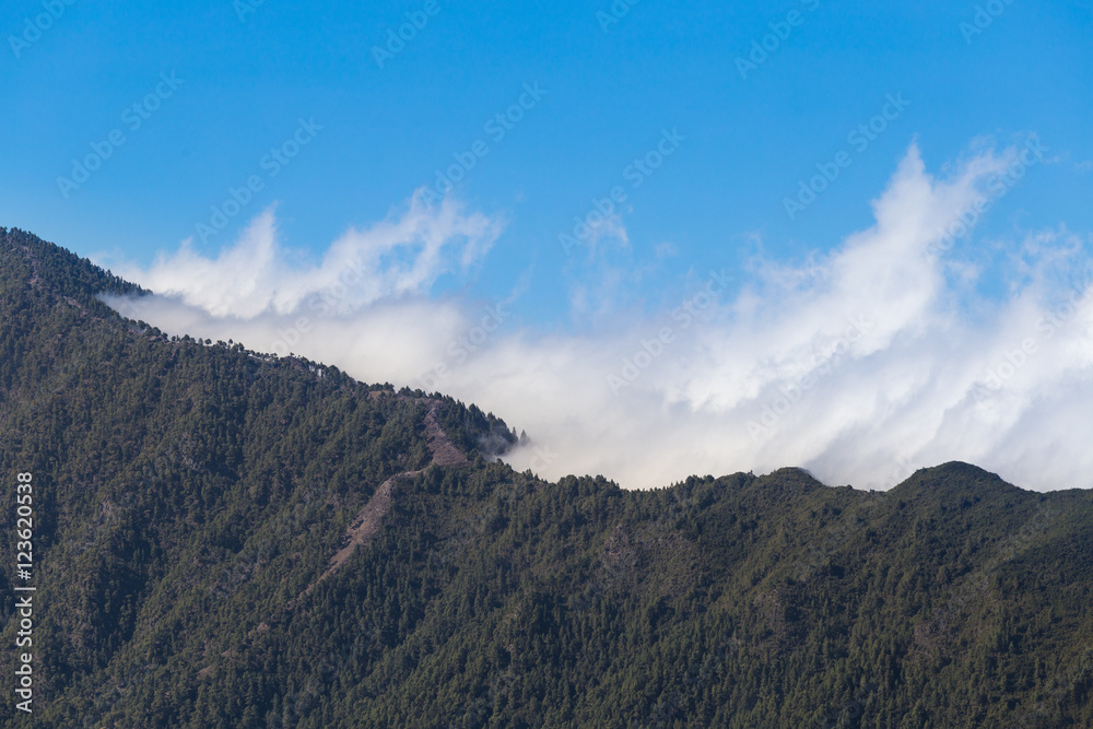 Nubes en La Palma