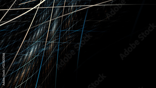 Abstract technology background. Artistic fractal design for use with projects on business, science, education and technology. Creative concept series.