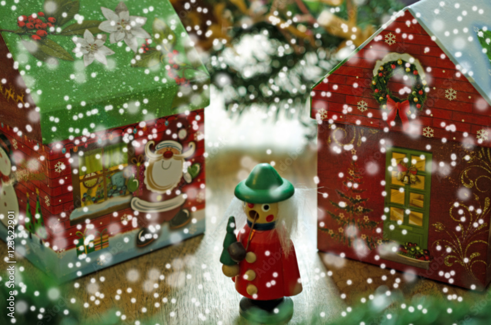 Weihnachten, Räuchermännchen im Schnee Weihnachten, Räuchermännchen im Schnee