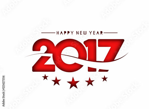 Happy new year 2017 Background