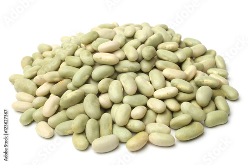 Dried flageolet beans photo