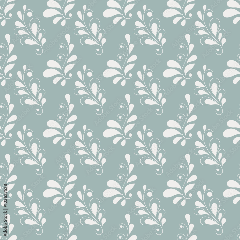 Seamless pattern with floral elements Seamless pattern with floral elements