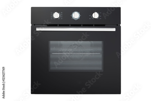 oven, modern stove, front
