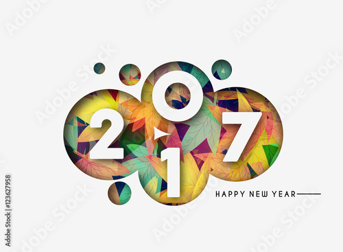 Happy new year 2017 Background