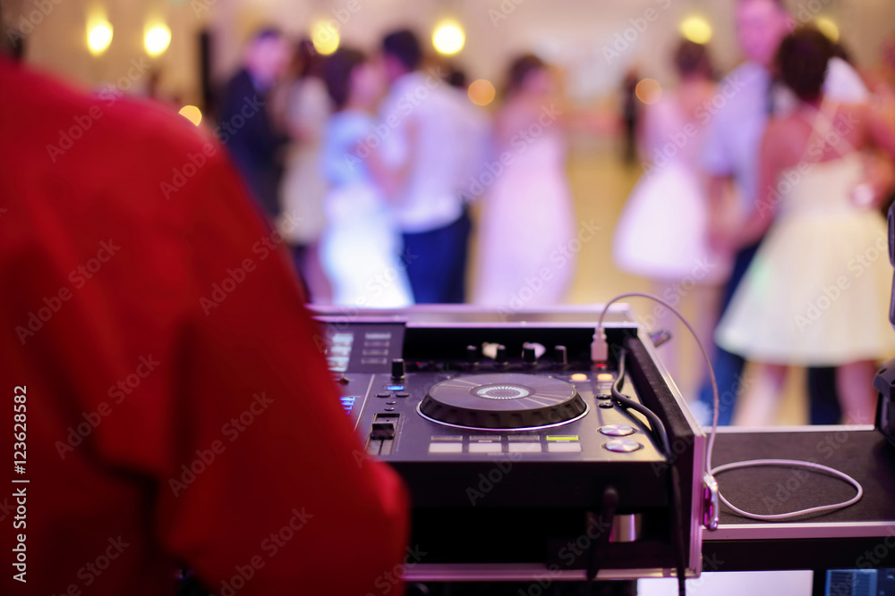 Dancing couples during party or wedding celebration Dancing couples during party or wedding celebration