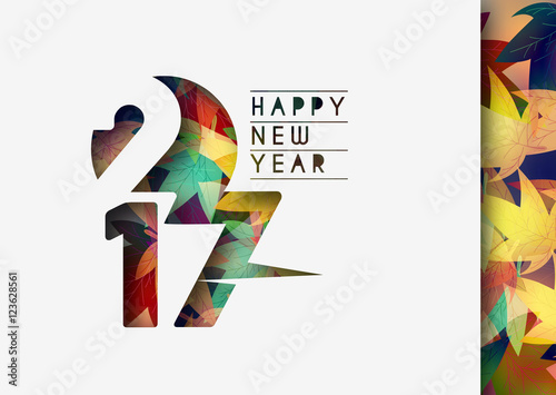 Happy new year 2017 Background