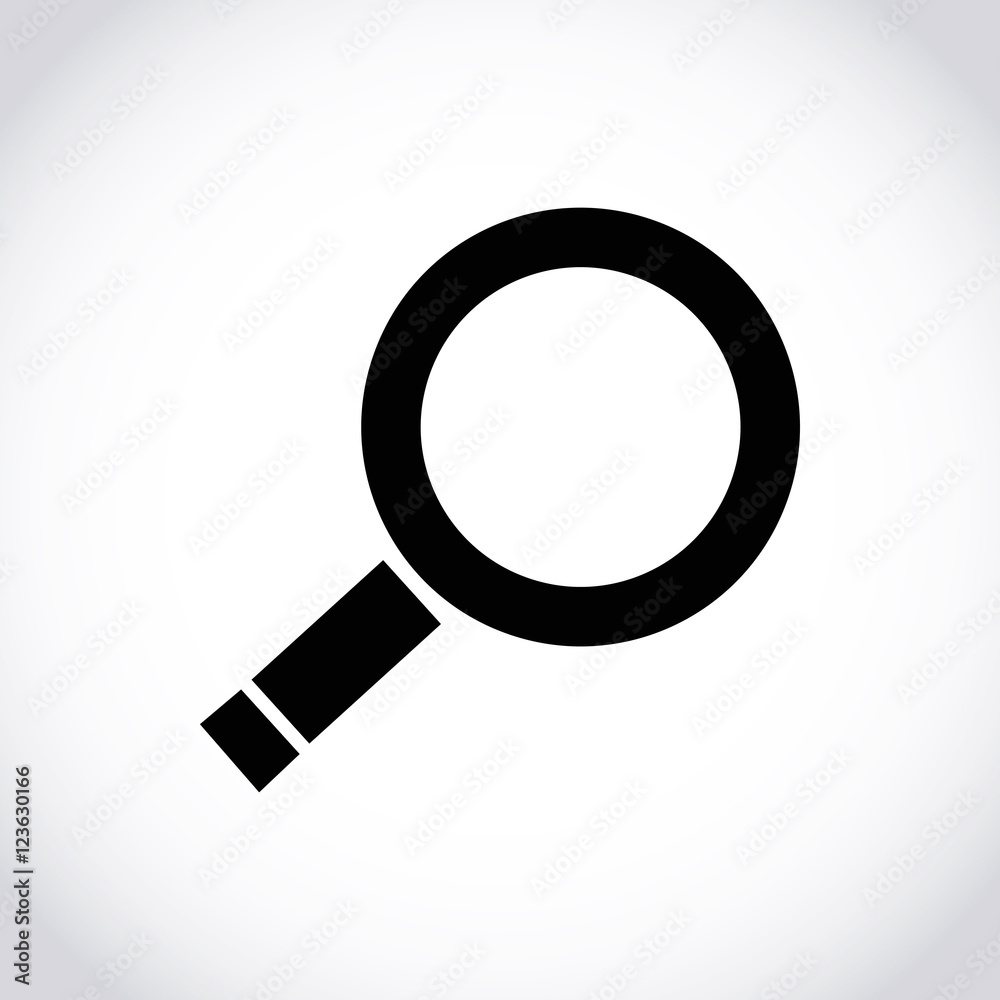 search icon stock vector illustration flat design search icon stock vector illustration flat design