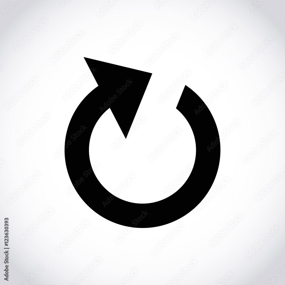 reload icon stock vector illustration flat design reload icon stock vector illustration flat design
