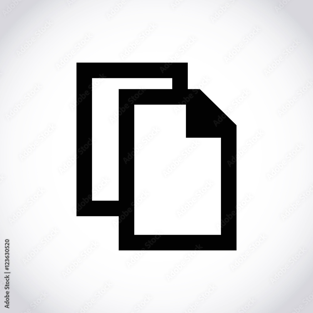 copy icon stock vector illustration flat design copy icon stock vector illustration flat design