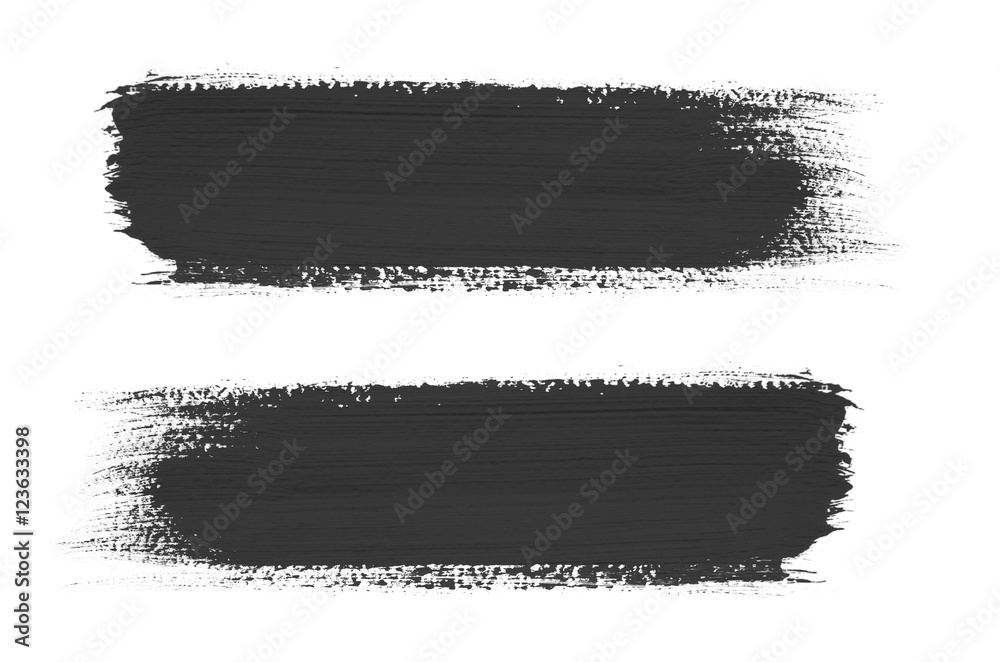 Black brush stroke isolated on background Black brush stroke isolated on background