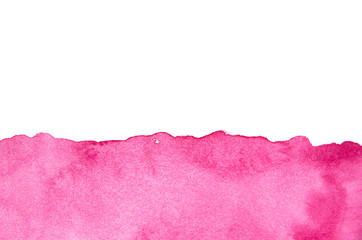 pink watercolor on paper
